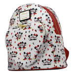 IN STOCK: Disney Magic: LoungeFly Mickey & Minnie Faux Leather Mini Backpack - PPJoe Pop Protectors