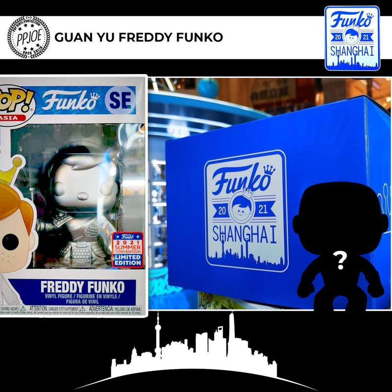 IN STOCK: Limited Edition Funko Pop! Guan Yu Freddy - 2021 Shanghai Exclusive - PPJoe Pop Protectors